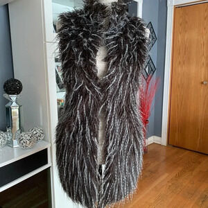 Adrianna Papell Faux Fur Vest